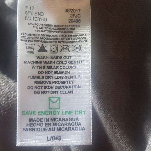 Indianapolis Colts ladies gray v-neck horseshoe - Picture 7 of 8